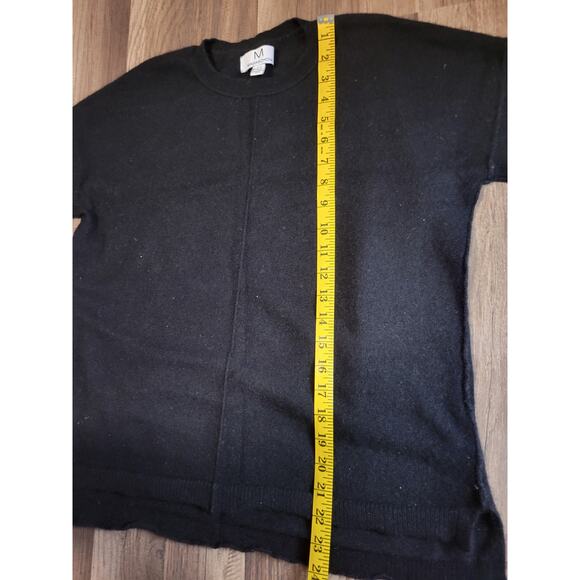 Magaschoni Black 100% Cashmere Crew Pull Over Sweater Women's Size S - Picture 6 of 6